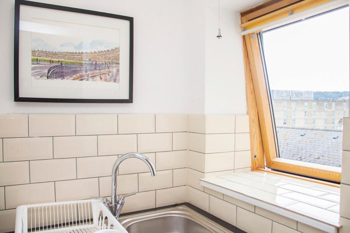 The Roof Terrace Maisonette - City Centre 巴斯 外观 照片