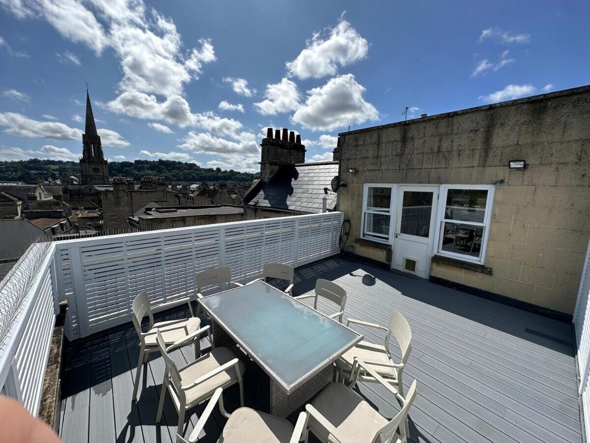 The Roof Terrace Maisonette - City Centre 巴斯 外观 照片